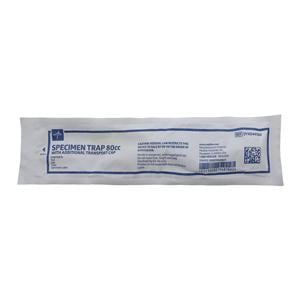 Mucus Specimen Trap 80mL Plastic With Tubing/ID Label Graduated S...