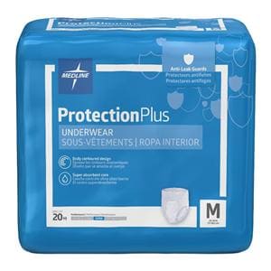 Protection Plus Incontinence Underwear Unisex Adult 28-40" Medium...