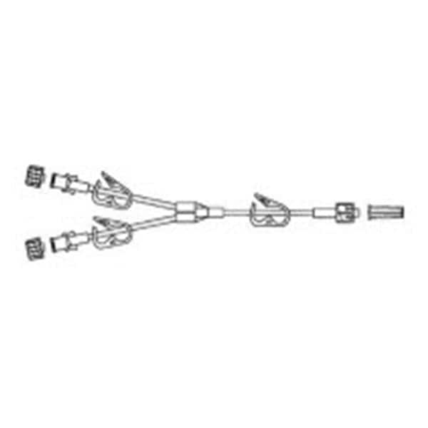 IV Extension Set Priming Volume 0.52mL 7" Male/Female Luer Lock C...