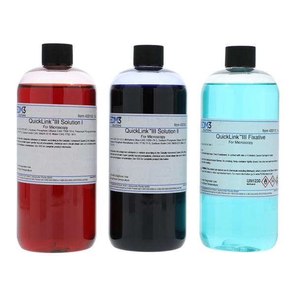 QuickLink III Stain Set 16oz 3/Kit