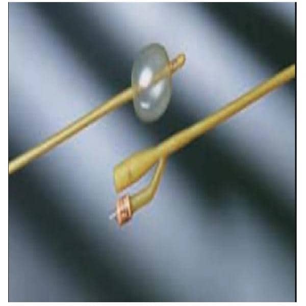 Lubricath 2-Way Foley Catheter Medium Coude Tip Silicone 20Fr 30c...