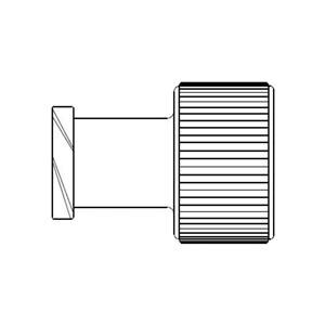 Dead-End Cap Recessed Luer On Male Side 100/Ca