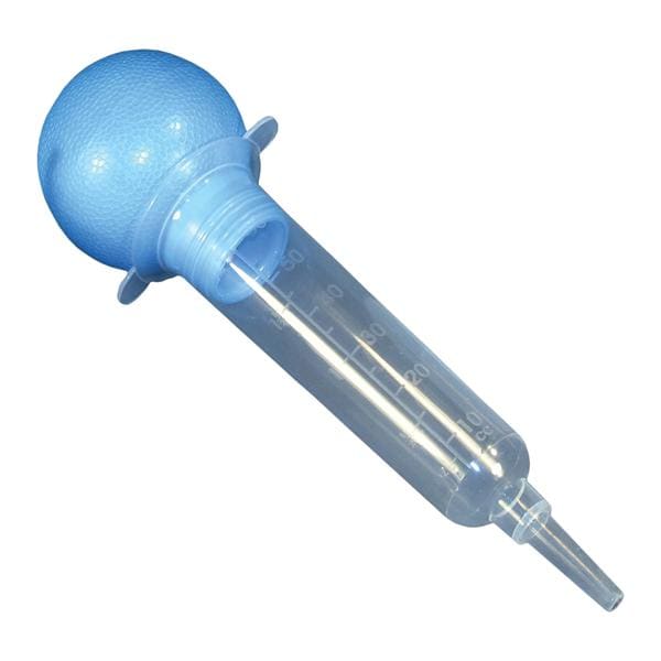 Irrigation Bulb Syringe 60cc Polypropylene Sterile Light Blue Dis...