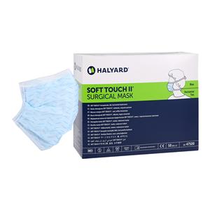 Soft Touch II Surgical Mask Not ASTM Rated Blue 50/Bx