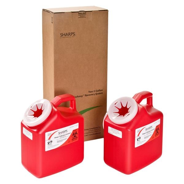 Mailer System Recovery TakeAway Recovery System 2gal Plastic Red 2/Bx, 6 BX/CA