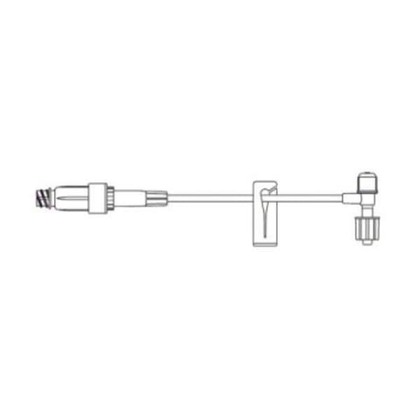 IV Extension Set Needleless T-Port Priming Volume 0.66mL 5-1/2" S...