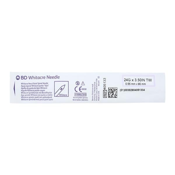 Whitacre Anesthesia Spinal Needle 24g 3.5