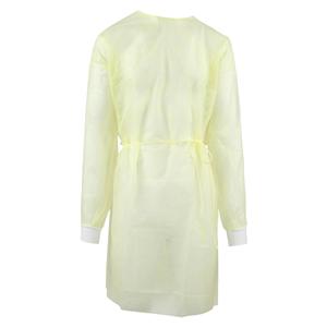 SafeWear Isolation Gown X-Large Yellow 12/Bg