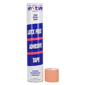 Hy-Tape Tape Zinc Oxide/Plastic 2"x5yd Pink Non-Sterile 6/Tube