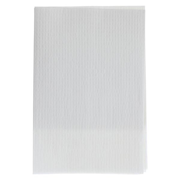 Patient Towel 3 Ply Tissue / Poly 19 in x 30 in White Disposable 300/Ca