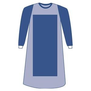 Aurora Surgical Gown Reinforced Poly Size 3X Large Sterile Breath...