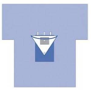 OrthoMax 13x89x126" Sterile Arthroscopy Drape 2-1/2" Fenestrated