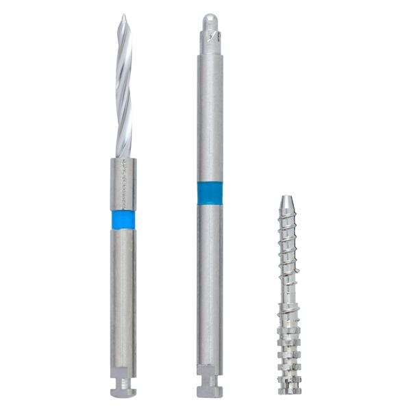 Flexi-Post Posts Stainless Steel Economy Refill Size Blue Parallel Sided 30/Pk