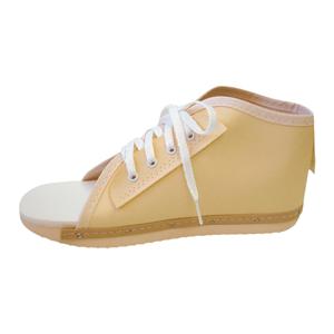 Post-Op Shoe Water Resistant Vinyl Upper Beige Small Men 6-8