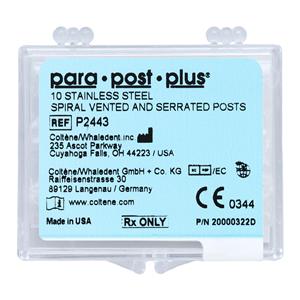 ParaPost Plus Posts Stainless Steel Size 0.07 in Green 10/Vl