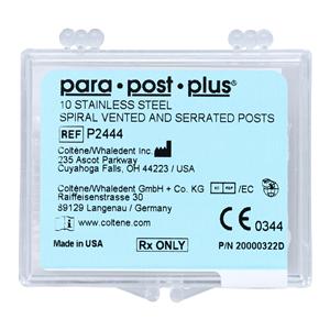 ParaPost Plus Posts Stainless Steel Size 0.04 in Yellow 10/Vl