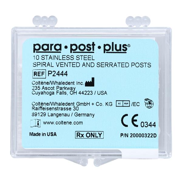 ParaPost Plus Posts Stainless Steel Size 0.04 in Yellow 10/Vl