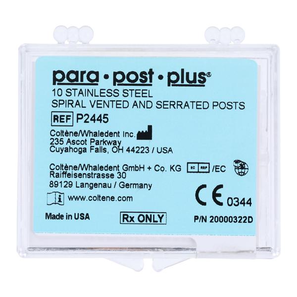 ParaPost Plus Posts Stainless Steel Size 0.05 in Red 10/Vl