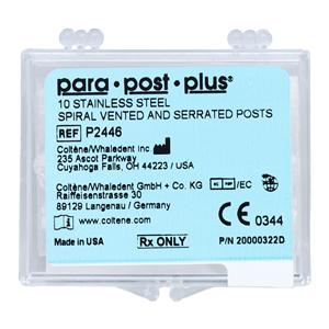 ParaPost Plus Posts Stainless Steel Size 0.06 in Black 10/Vl