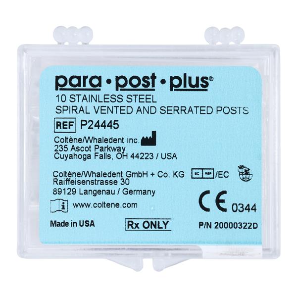 ParaPost Plus Posts Stainless Steel Refill 4.5 0.045 in Blue 10/Vl