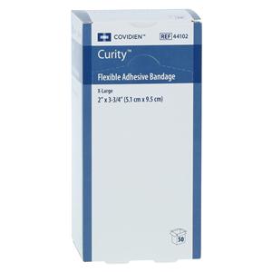 Curity Adhesive Bandage Fabric 2x3.75" Tan Sterile 50/Bx