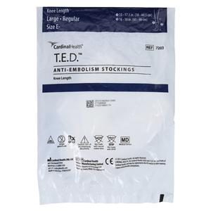 T.E.D. Compression Stocking Knee High Inspection Toe Large 46cm B...