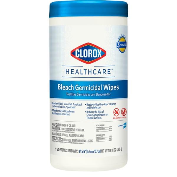 Wipes Surface Disinfectant Clorox Healthcare 6 in x 5 in Canister...