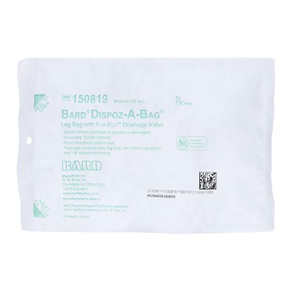 Dispoz-A-Bag Bag Leg 19oz Vinyl Medium 50/Ca
