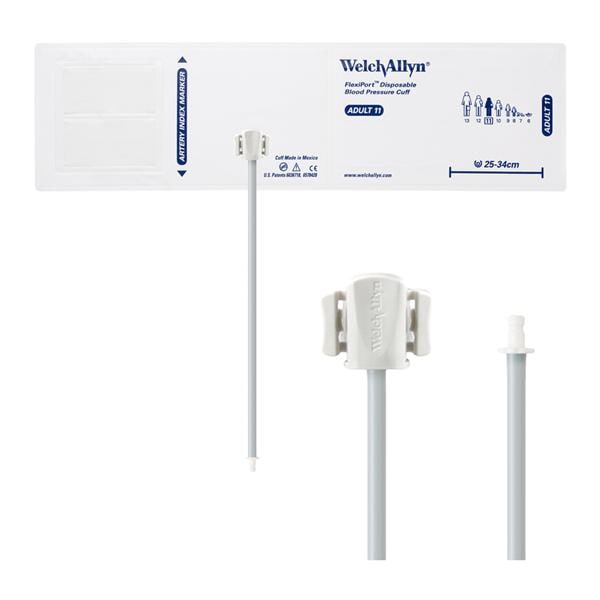 FlexiPort Blood Pressure Cuff Size 11 White/Navy Blue Not Made Wi...