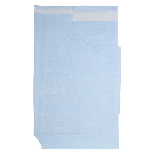 Patient Cape Tissue / Poly / Tissue Short Sleeves, Front/Back Ope...