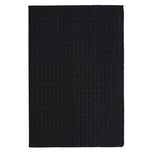 TIDI Choice Waffle Patient Bib 2 Ply Tiss/Poly 13 in x 18 in Blk Dsp 500/Ca