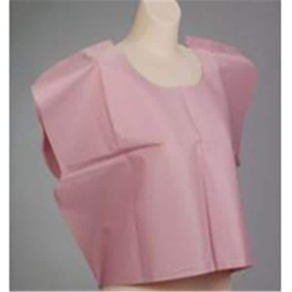 Patient Cape Tissue / Poly / Tissue Embossed Short Sleeves, Front...