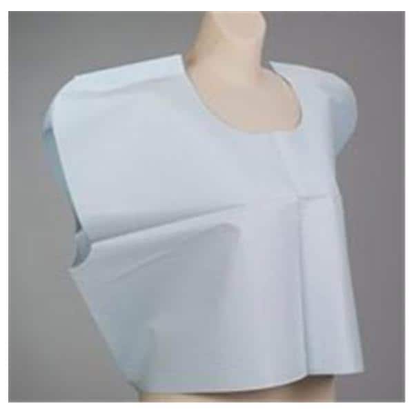 Exam Cape Tissue / Poly / Tissue Short Sleeves, Front/Back Openin...