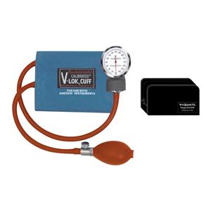 Calibrated V-Lok Aneroid Sphygmomanometer Size 10 Medium Blue Not...