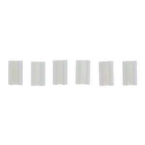 Ceka Preci-Horix Plastic Clips White 6/Pk