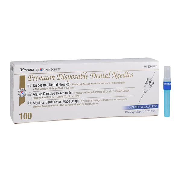HSI Premium Needle Plastic Hub Sterile Disposable 30 Gauge Short...