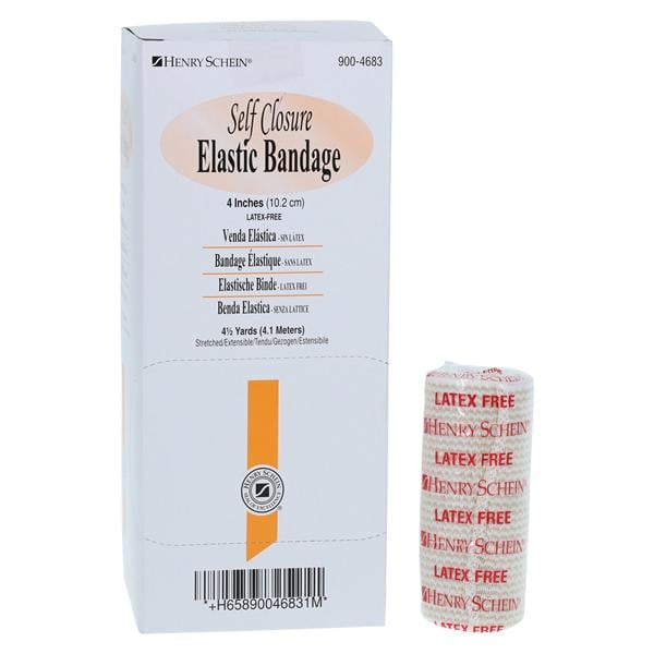 Stretch Bandage Elastic 4"x4.5yd Tan Non-Sterile 10/Box, 5 BX/CA