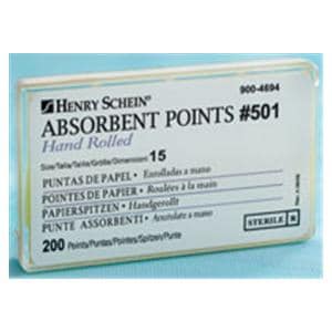 Absorbent Points Size 15 #501 200/Bx