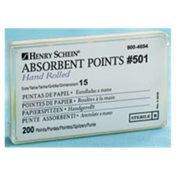 Absorbent Points Size 15 #501 200/Bx