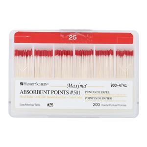 Maxima Absorbent Points Size 25 #501 200/Bx