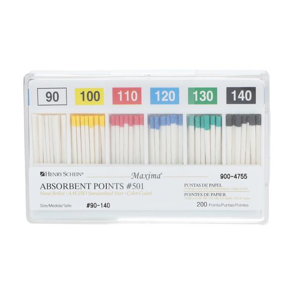 Maxima Absorbent Points Size 90-140 #501 200/Bx