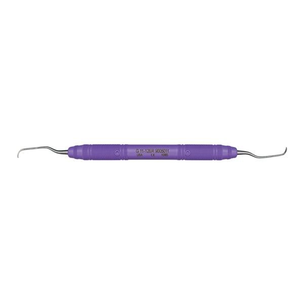 MaxiGrip Curette Gracey Extended Reach Double End Size 11/12 9.5 mm Resin Ea