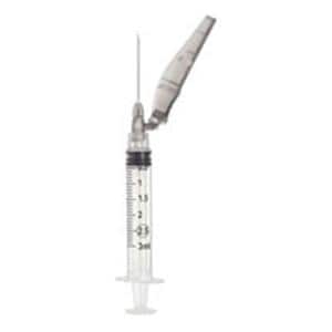 Hypodermic Syringe/Needle 25gx1" 3cc Safety No Dead Space 100/Bx