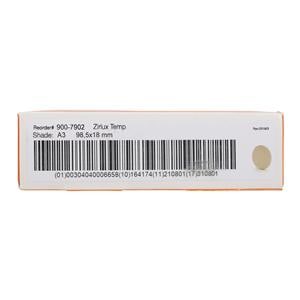 Zirlux Temp PMMA Disc A3 98x18mm Ea