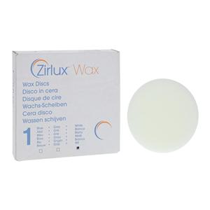 Zirlux Wax Disc White 98.5x14mm Ea