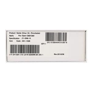 Zirlux 16+ Zirconia Disc C1 98x10mm Ea