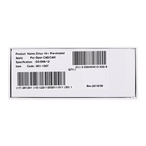 Zirlux 16+ Zirconia Disc D3 98x12mm Ea