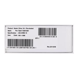 Zirlux 16+ Zirconia Disc A3.5 98x16mm Ea
