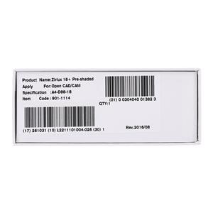 Zirlux 16+ Zirconia Disc A4 98x18mm Ea