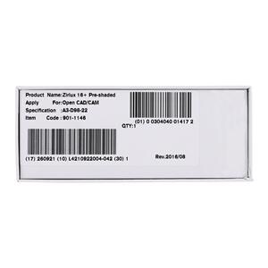 Zirlux 16+ Zirconia Disc A3 98x22mm Ea